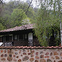 View on the monastic quarters in the men's monastery of the Dormition of the Most Holy Mother of God