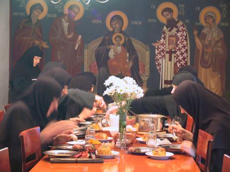 Refectory, monastery of the Most Holy Mother of God Eleusa, Veljusa